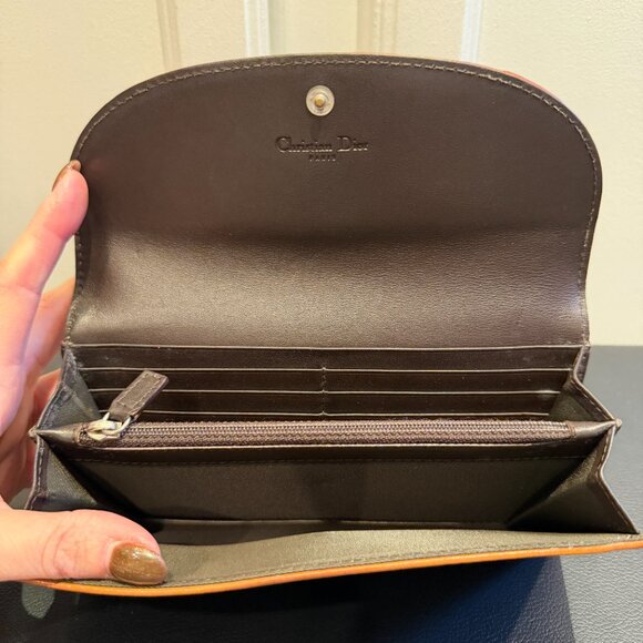 Christian Dior "Romantique" Trotter Heart Charm Long Wallet COA Incl. - Picture 7 of 11